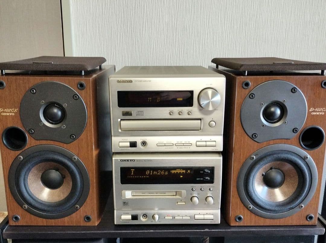 ジャンク品】 オンキョーミニコンポ INTEC185ジャンク品】 オンキョー