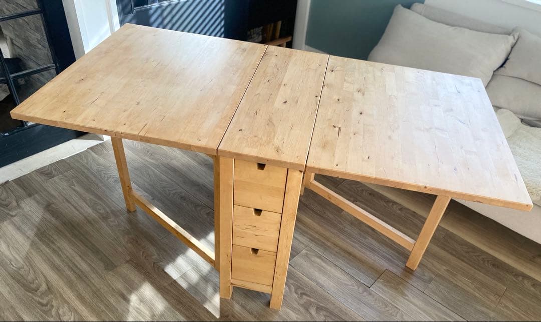 IKEA ゲートレッグテーブル【千葉県引取りは送料分5000円引】