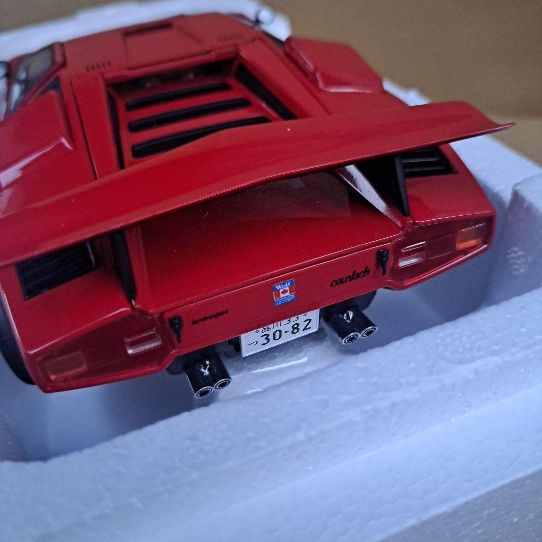京商 ランボルギーニ カウンタック ウォーターウルフ 赤 1/18 開閉機能あり