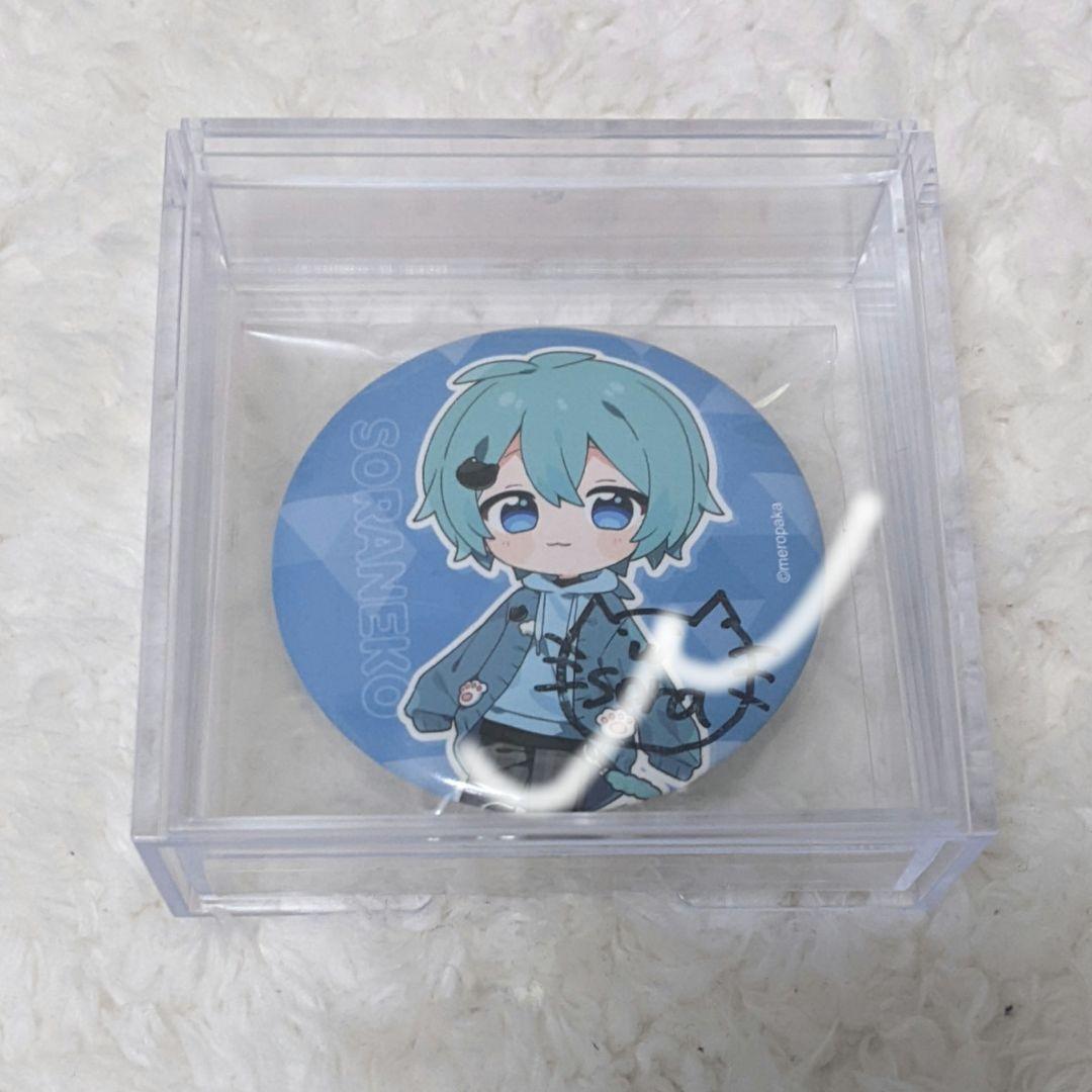 めろぱか めろんぱーかー そらねこ 直筆 サイン 缶バッチ