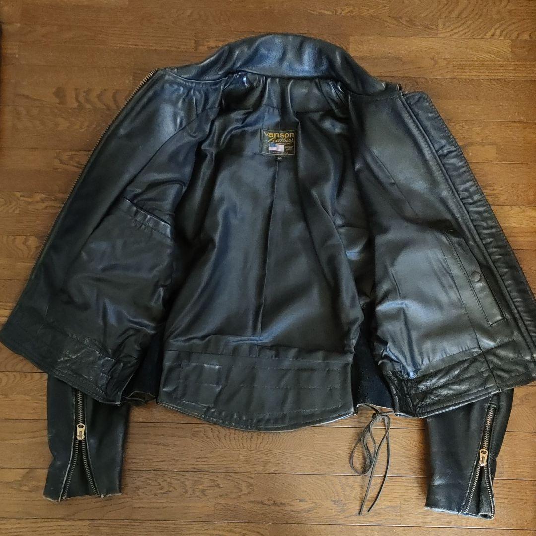 Rickeyさん専用 VANSON レア シングル・ライダースの通販はau PAY