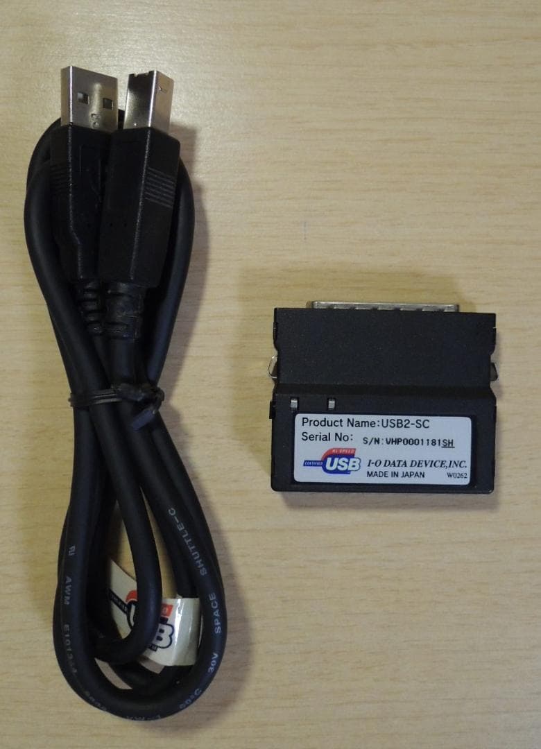 IO DATAUSB2-SC SCSI機器接続用USBコンバータ I-O DATA USB2-SC SCSI