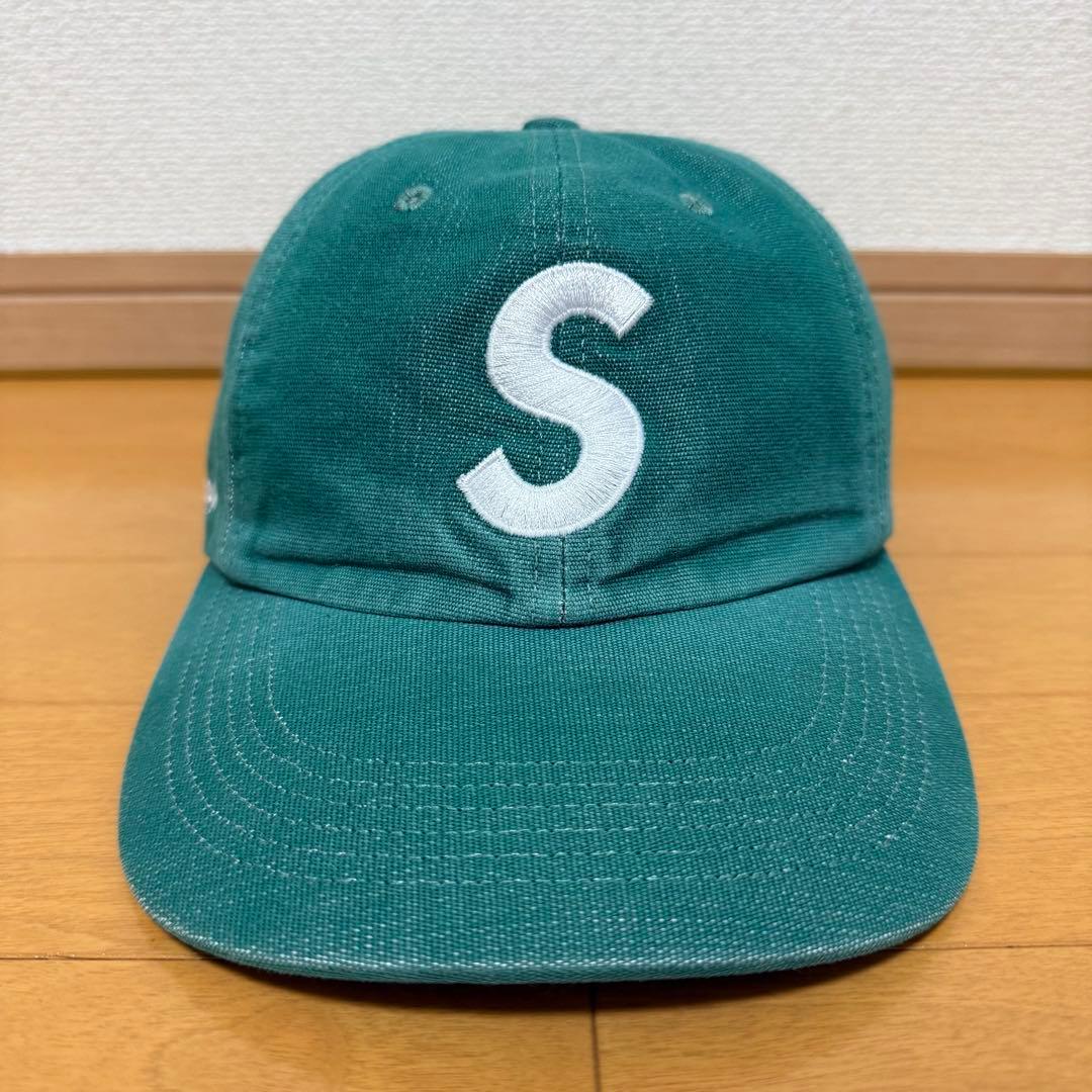 Supreme Washed Denim S Logo 6-Panel Cap Supreme Washed Denim S
