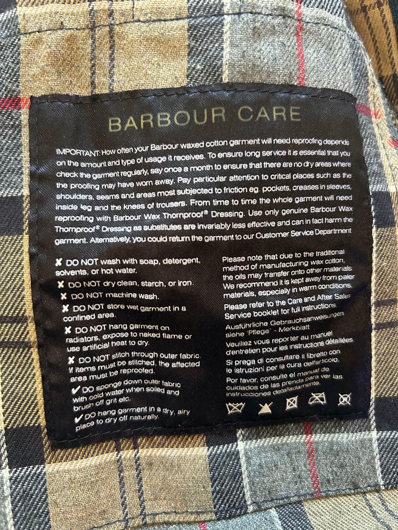 バブアー　ビデイル　38 barbour ユナイテッドアローズ　ビームス　英国製