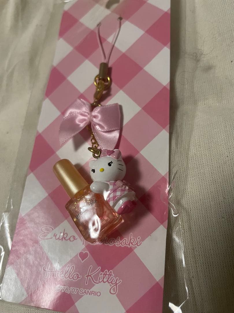 HelloKitty レーシング バイク サンリオ レア 根付け ストラップ 2001