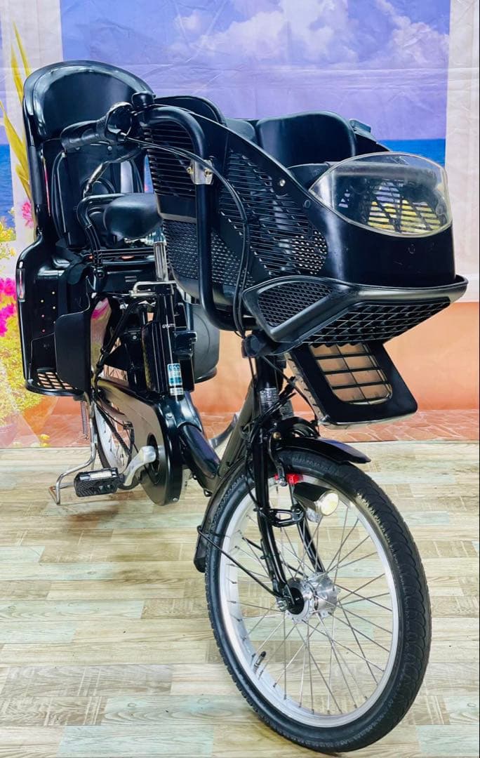 SAMA⭐️12AH！パナソニック子供乗せ電動アシスト自転Y2718