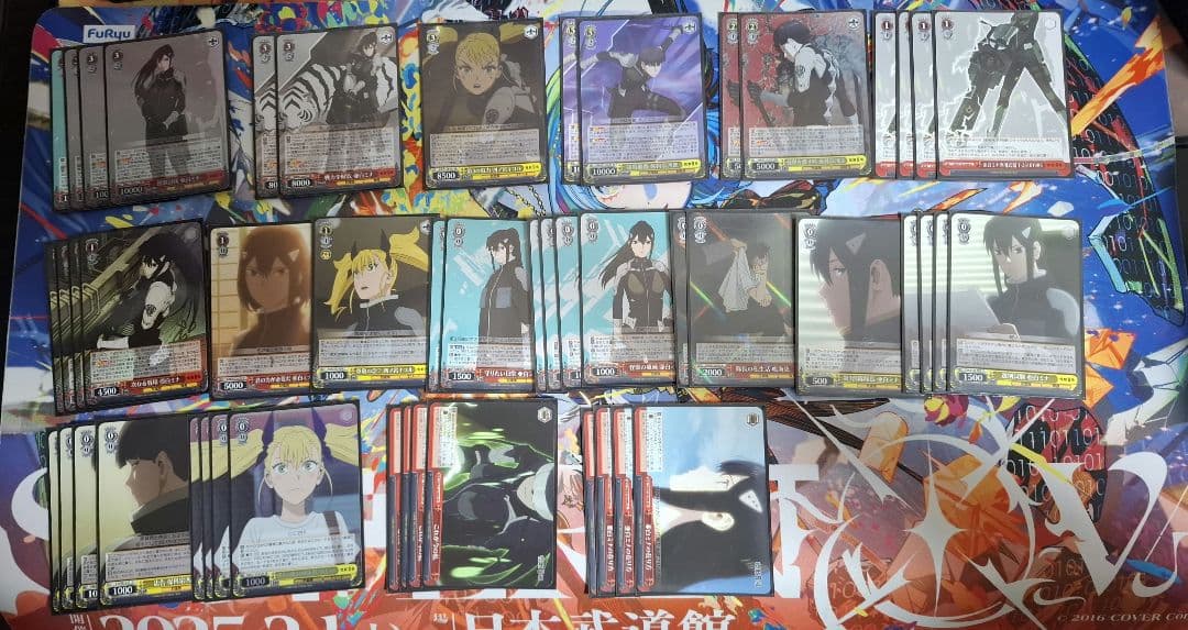 怪獣8号 デッキ +調整パーツ 調整パーツ増やしました】ヴァイスシュバルツ 怪獣8号 8枝デッキ