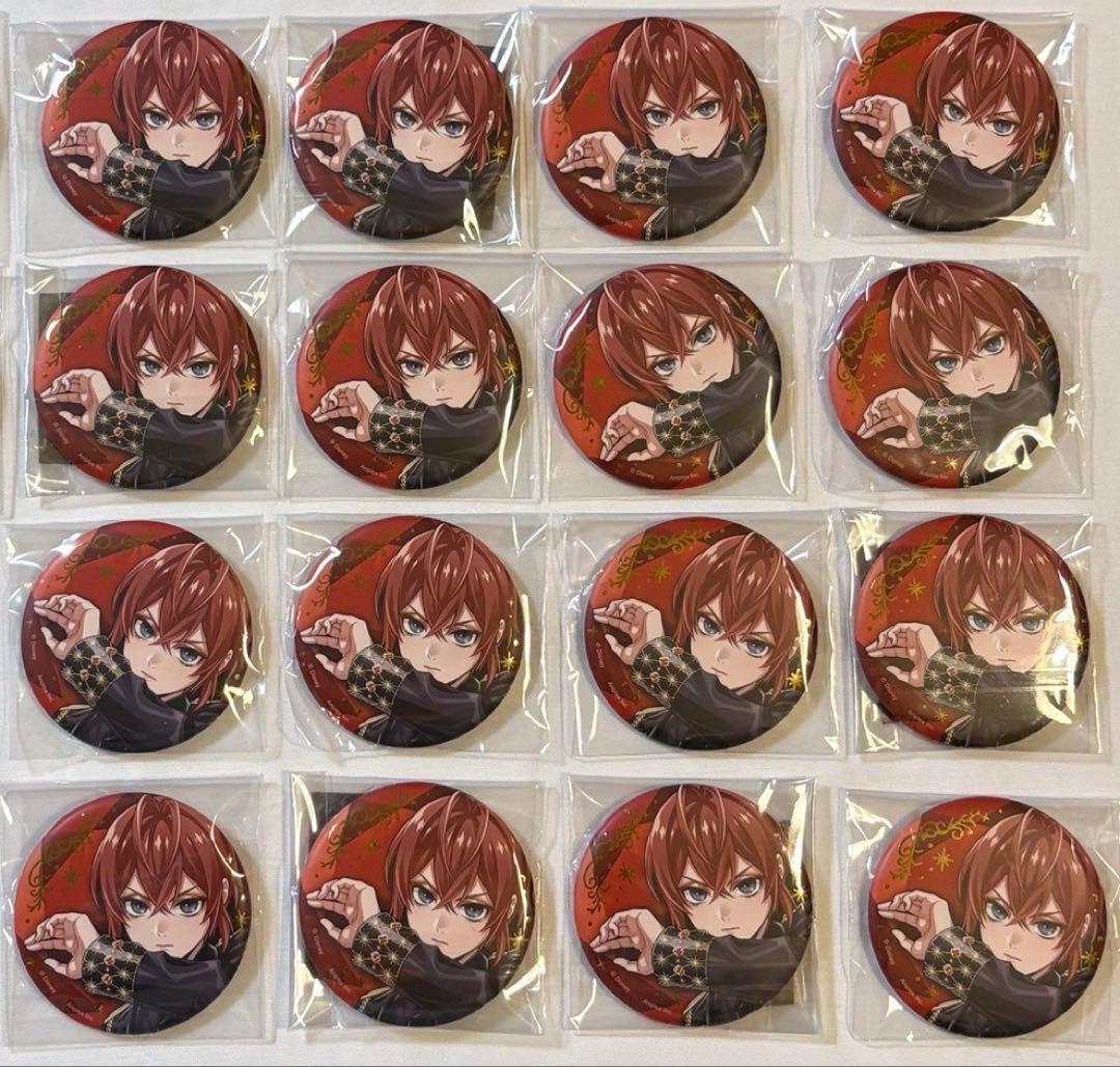 リドル ローズハート 缶バッジ ブレイジングジュエル ツイステ Disney