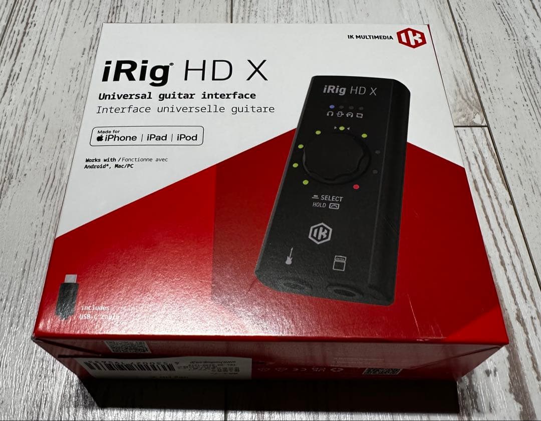 iRig HD X オーディオインターフェース IK Multimedia iRig HD X USB-C Audio Interface | Music & Arts