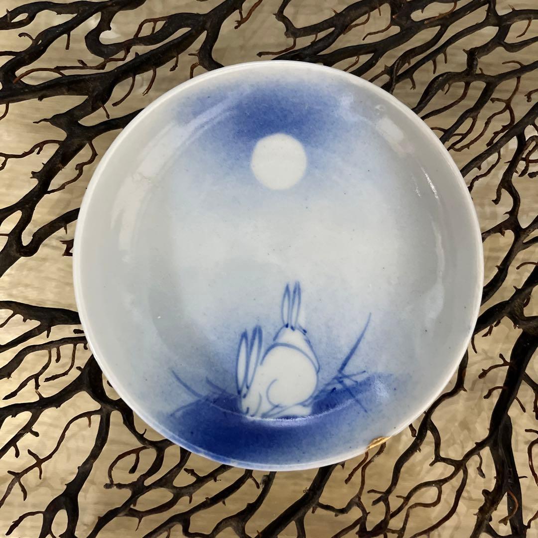 骨董　古伊万里　古瀬戸　大聖寺伊万里　印判手　青磁　豆皿５種　バラ売り不可