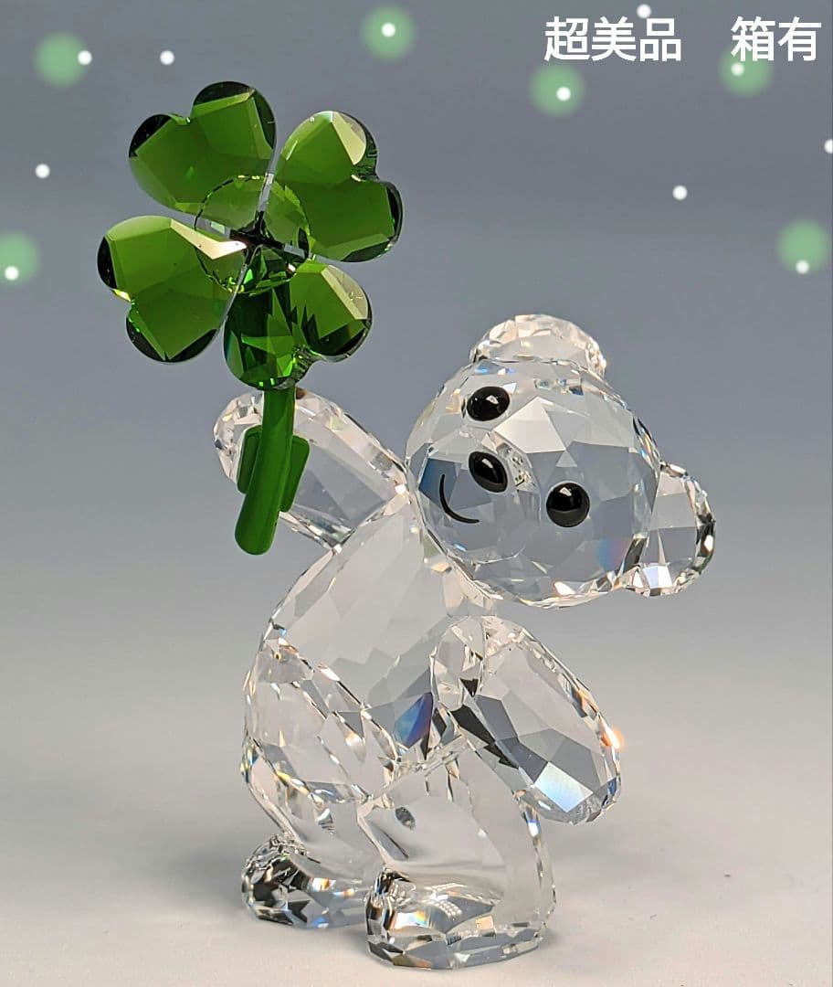 スワロフスキー　箱有り　クリスベア　クローバー　swarovski スワロフスキー 箱有り クリスベア クローバー swarovski