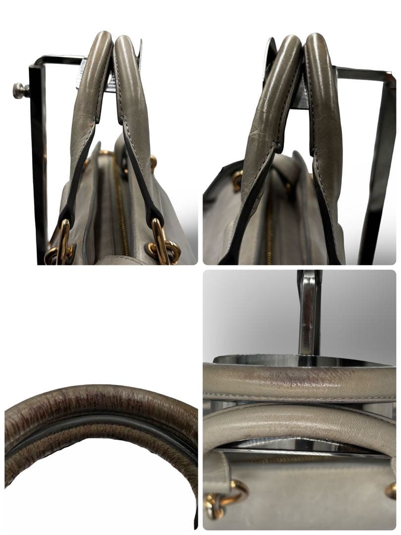 【ヴィンテージ】シーバイクロエ　2way ショルダーバッグ　ハンド　ロゴ金具