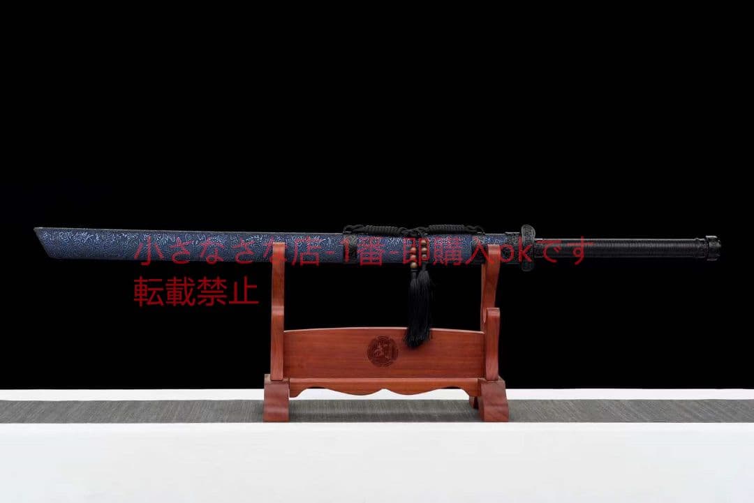 黒金古刀―地蔵 古兵器 武具 刀装具 日本刀 模造刀 居合刀