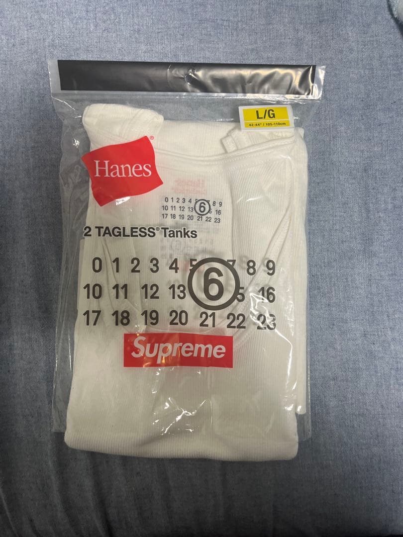 トップス Supreme MM6 Hanes Tank Top Supreme®/MM6 Maison Margiela/Hanes® Tagless Tank Top (1 Pack