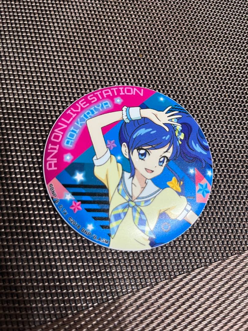 白樺リサアイカツアニON カフェマグネット缶バッジアニオン