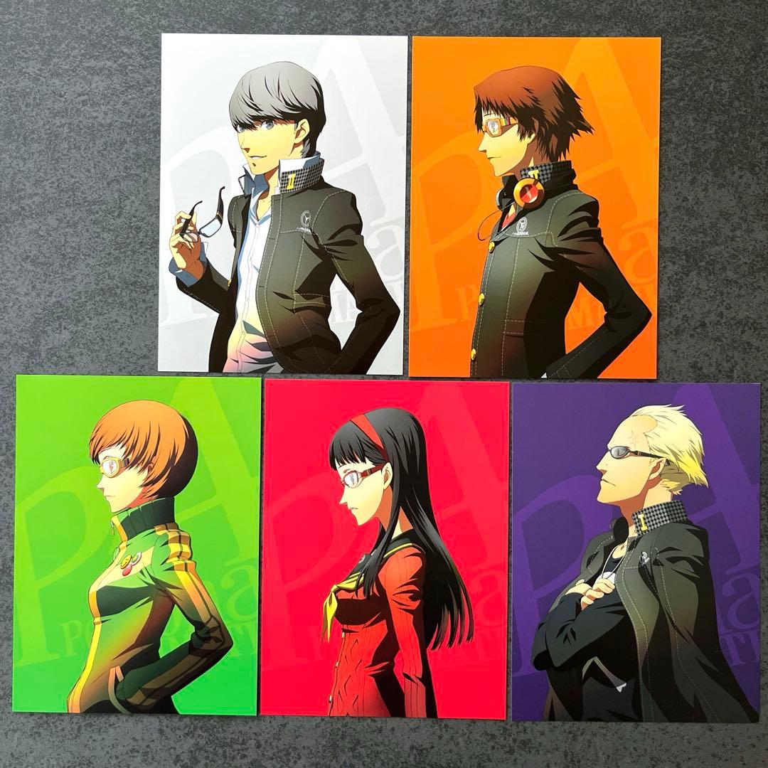 希少 ペルソナ4 イラストカード 鳴上悠 堂島菜々子 足立透 久慈川りせ レア