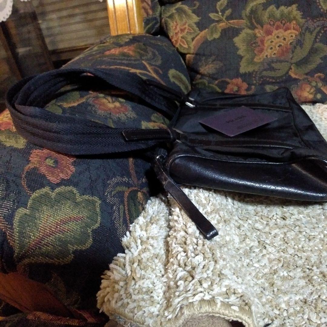 ビターチョコ様PRADA ブラック ナイロン ハンドバッグ