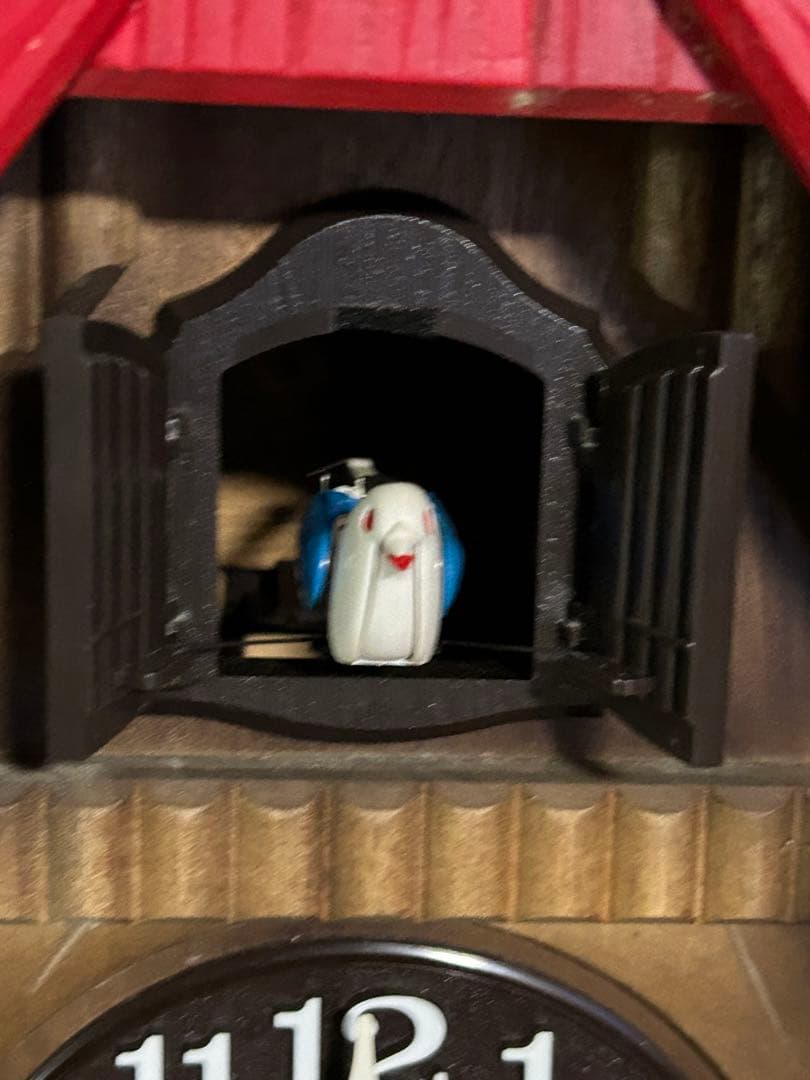 リズム　カッコーチロリアンR 4MJ732RH木枠 ふいご式 鳩時計 振り子時計