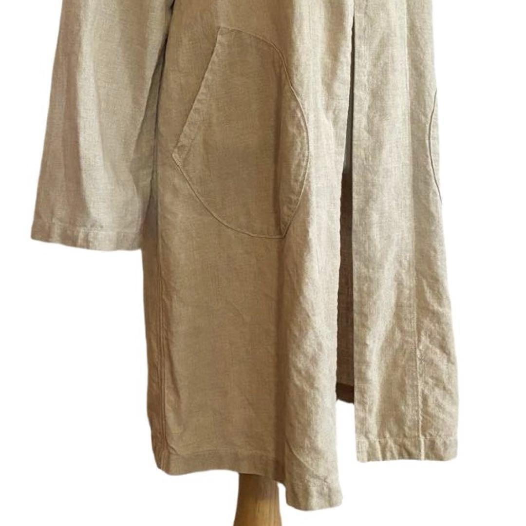 【ORGUEIL】 リネン100% ガウンコート