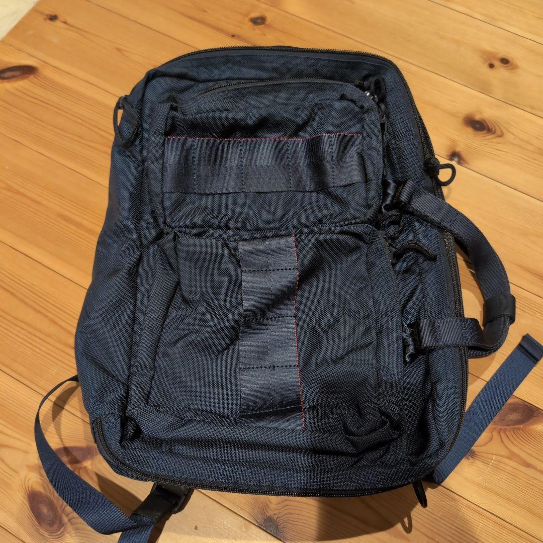 ネイビー ボストンバッグ メッシュポーチ付き