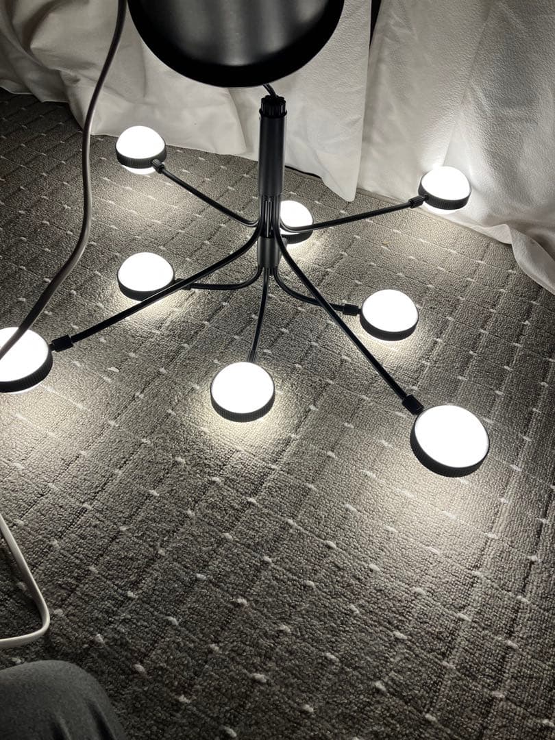 IKEA STORSLINGA ストルスリンガ LEDシャンデリア 8アーム 電気ライト