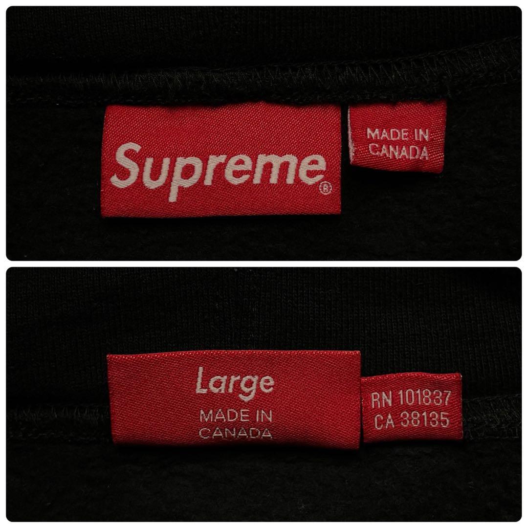 3307 U【極美品】シュプリーム☆スノーマン パーカー パーカー ブラック