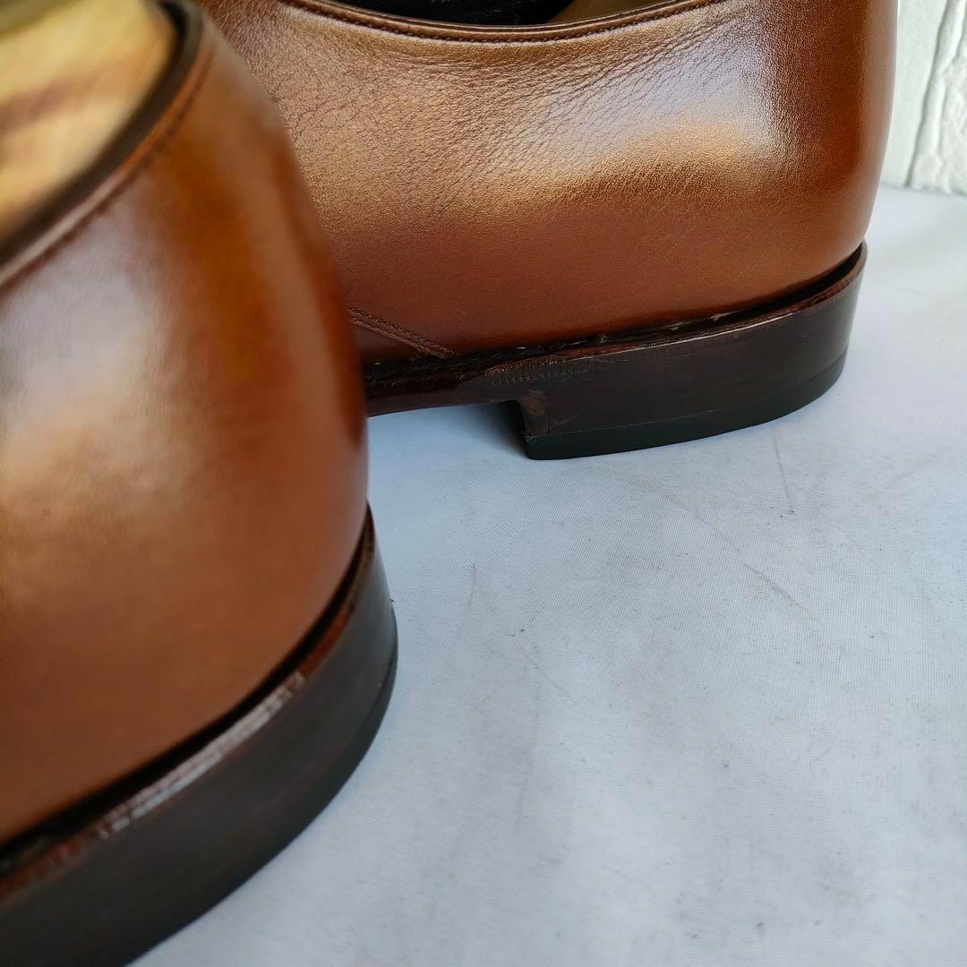 シェットランドフォックス　リーガル　モンクストラップ　ビジネス　茶色　24cm