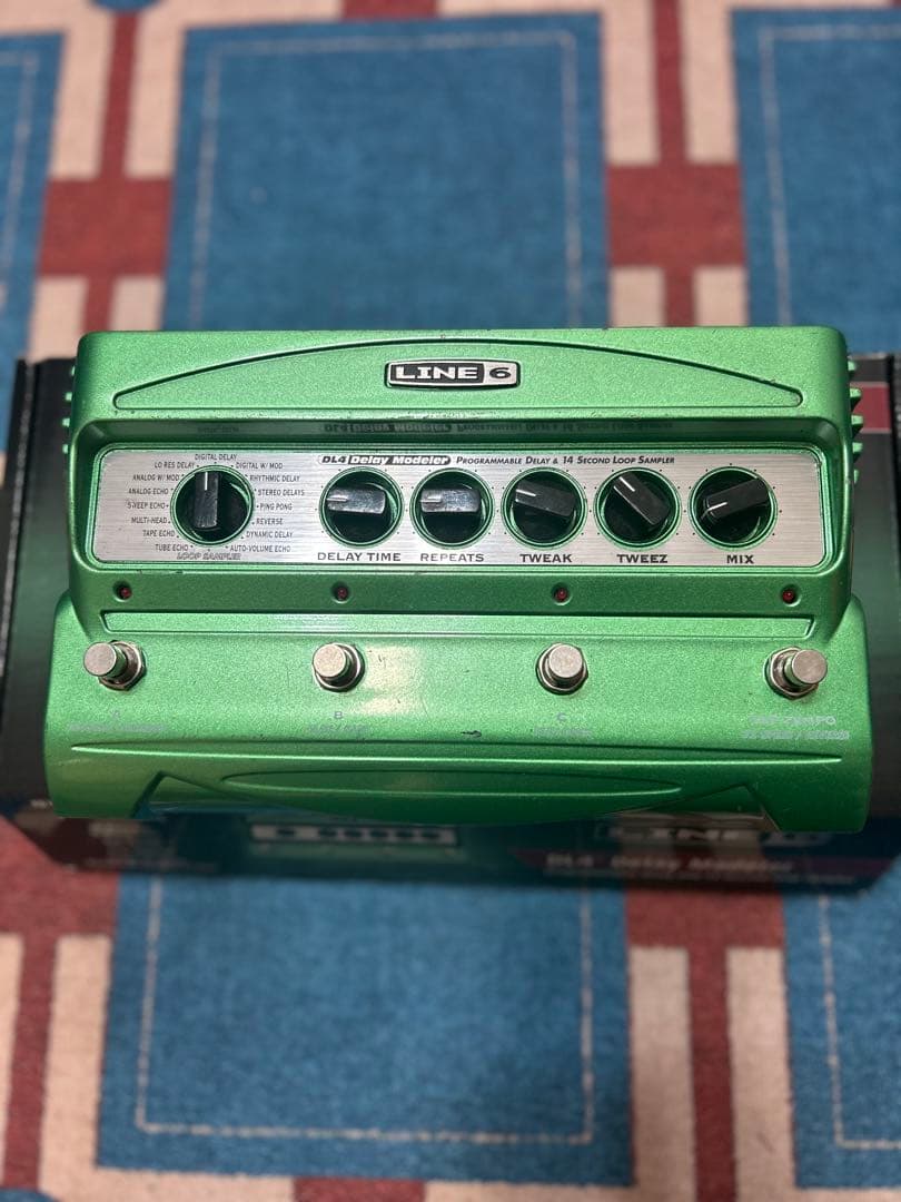 ギター LINE6 DL4 Line 6 DL4 MkII Delay Guitar Effects Pedal Green | Guitar Center