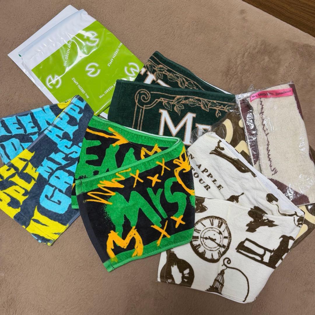 Mrs. GREEN APPLE タオル6点セット＋おまけ付き Mrs. GREEN APPLE タオル6点セット＋おまけ付き Mrs. GREEN APPLE 10