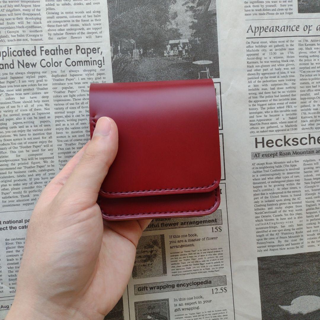 やや訳あり　総コードバン　ショートトラッカー　ウォレット