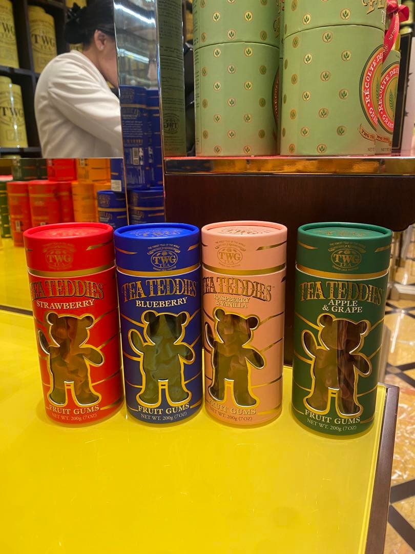 【日本未発売】TWG ティーダブリュージTeddies グミ 3つセット シンガポールで即完売、幻の「TWG Tea Teddies®」が日本上陸！かわい