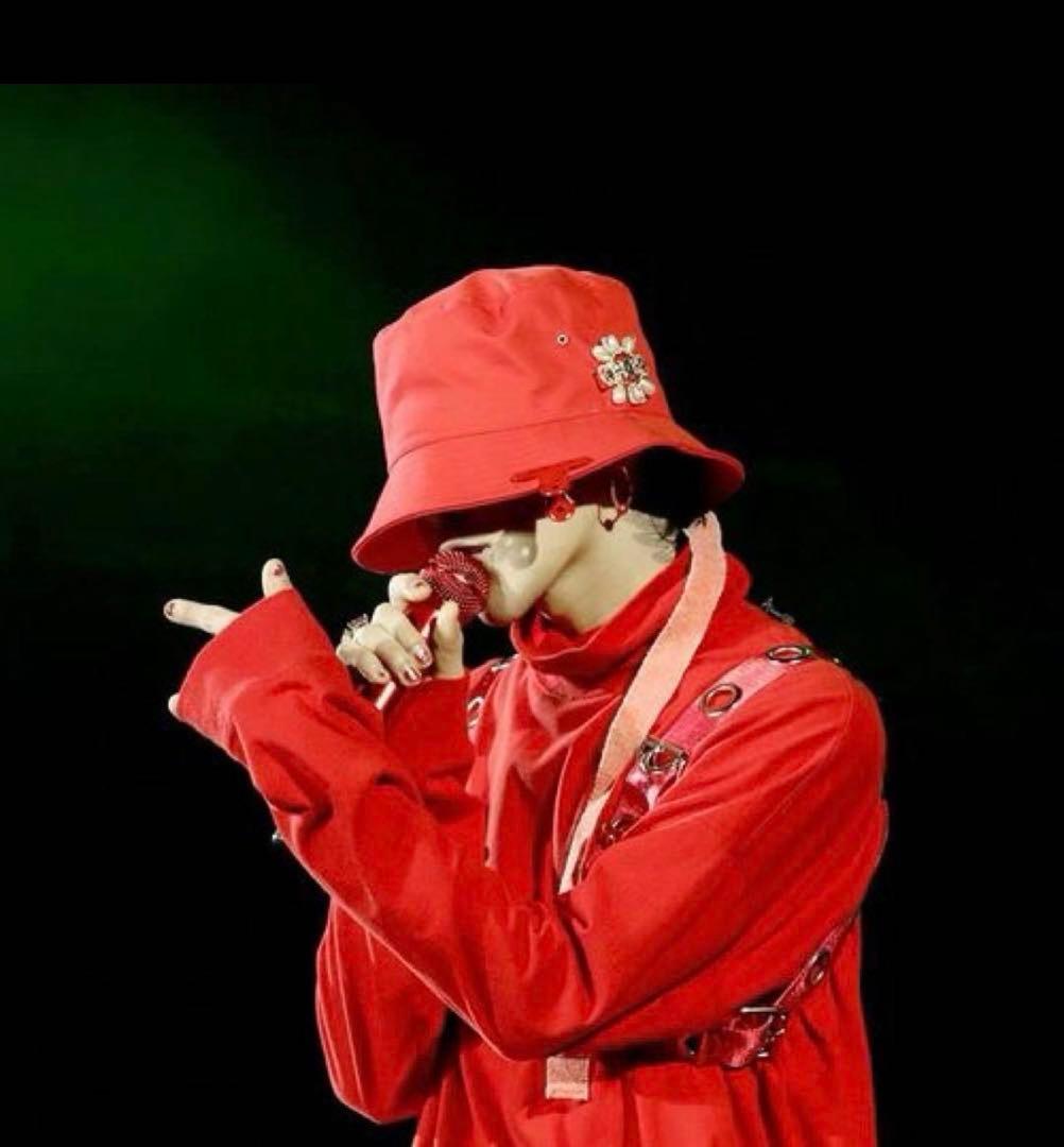 PEACEMINUSONE バケットハット レッド / G-DRAGON着用 - メルカリ