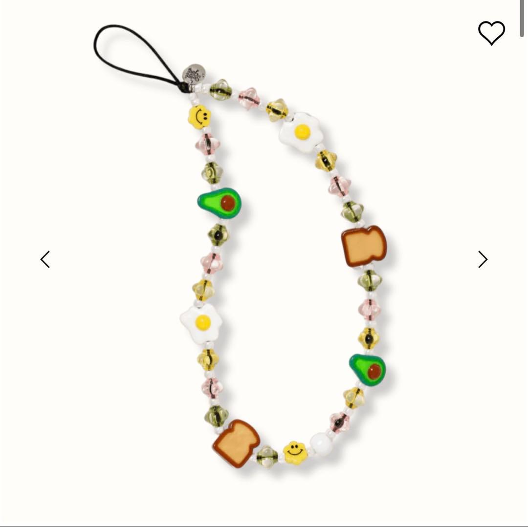 【正規品】String Ting ストリングティング　ストラップ　アボカド　卵 正規品】String Ting ストリングティング ストラップ アボカド 卵 正規