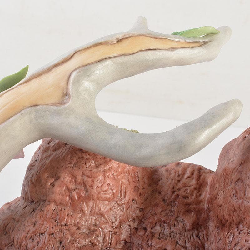 アンティーク Cubis USA 陶製 三匹のフクロウ 縁起物 置物 C6738