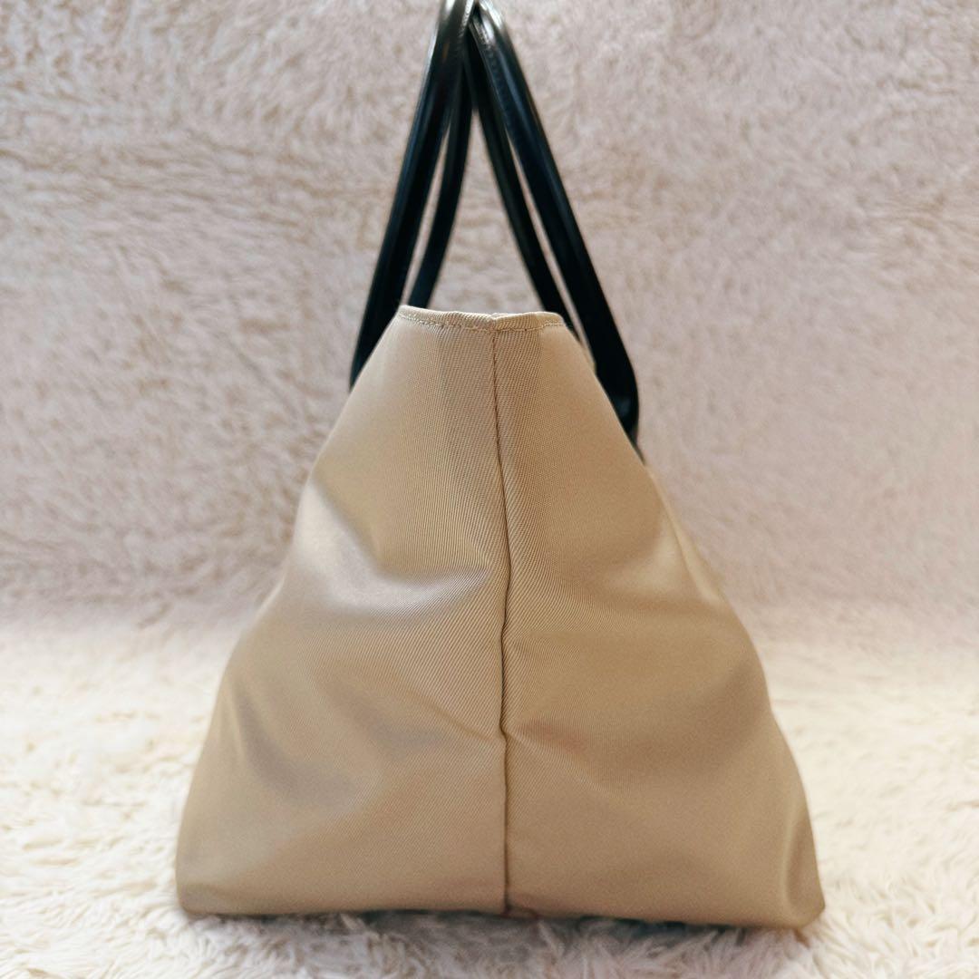 良品✨バーバリーロンドン ノバチェック ナイロン トートバッグ 舟形