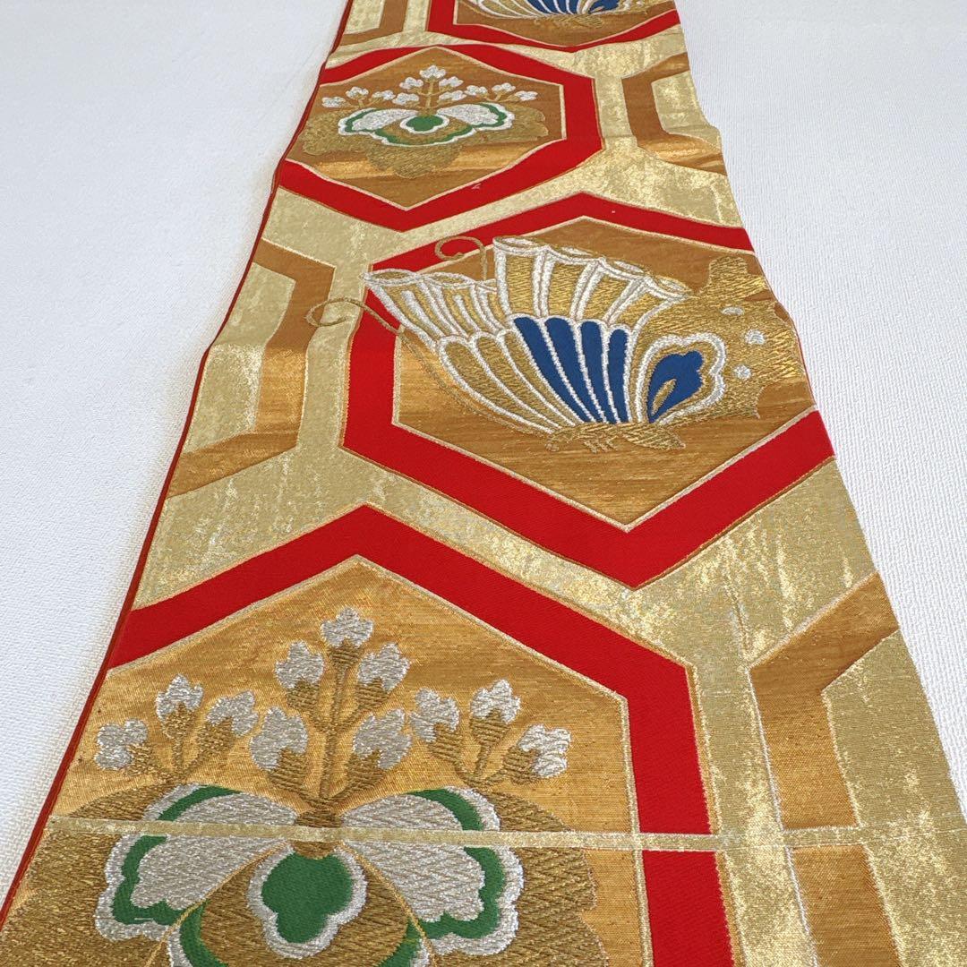 フルセット　七五三７歳女の子　着物　金プリント　蝶　51933