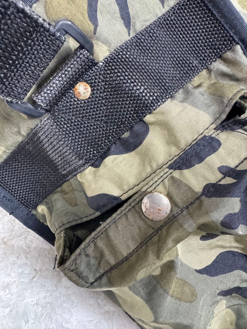 初期A BATHING APE / ベイシング エイプ レコードバッグ カモフラ