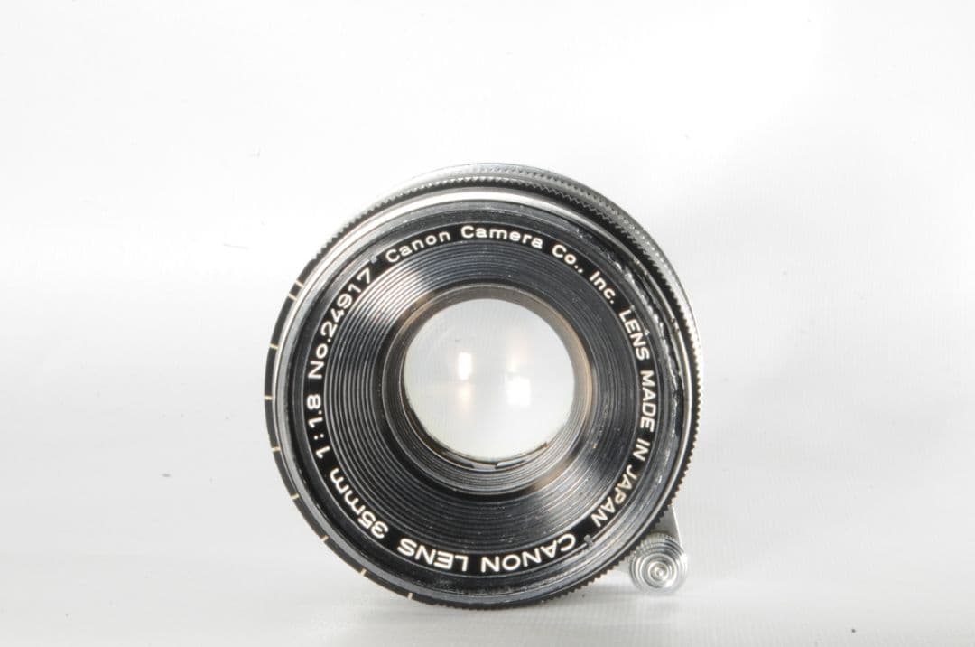☆銘板希少☆ CANON LENS 35mm F1.8 L39マウント