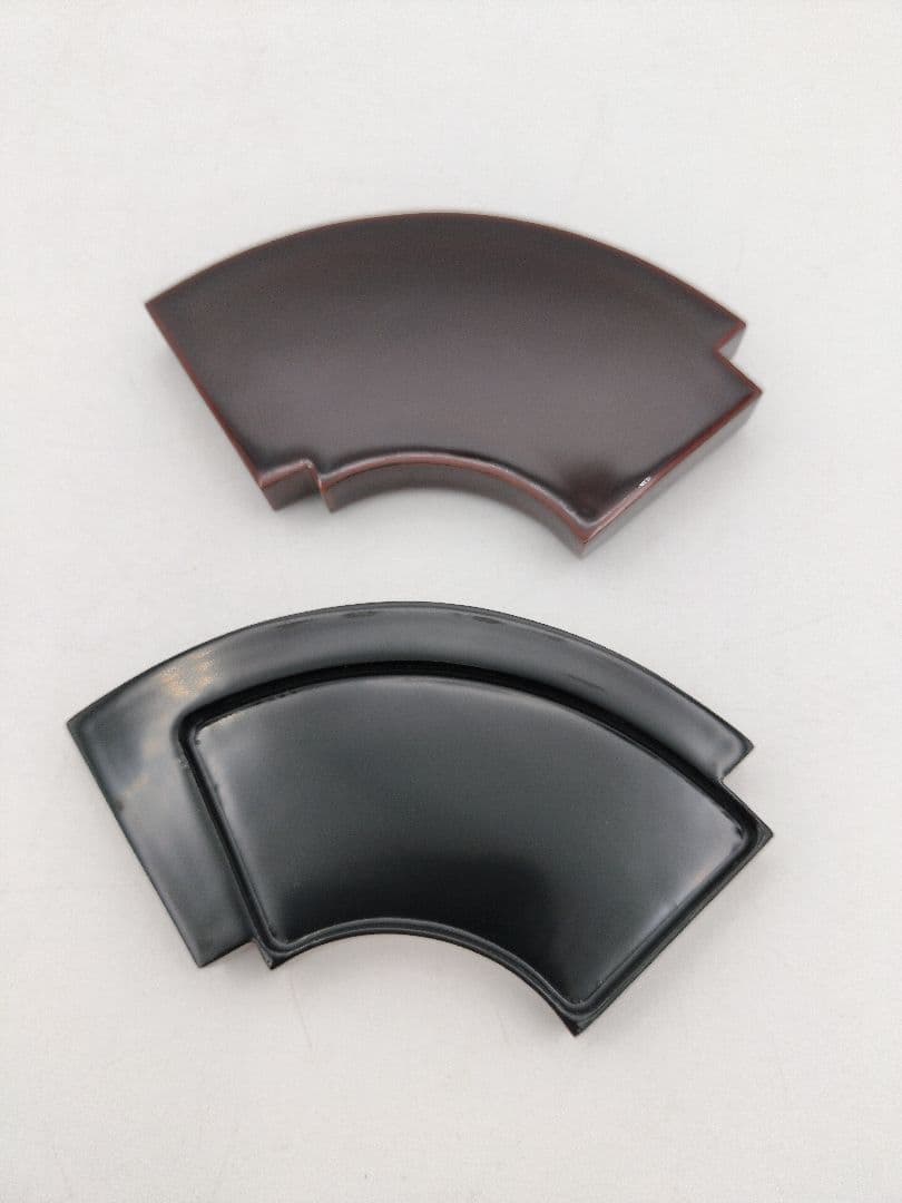 【セール】b813【新品・未使用】香合 重扇面 住吉蒔絵 中林一星 木箱 茶道具