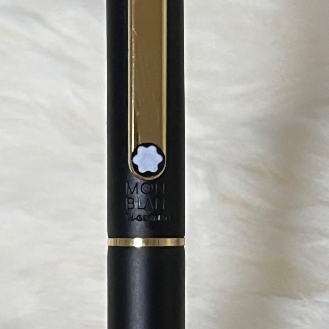 MONT BLANC ブラックボールペン ゴールドトリム