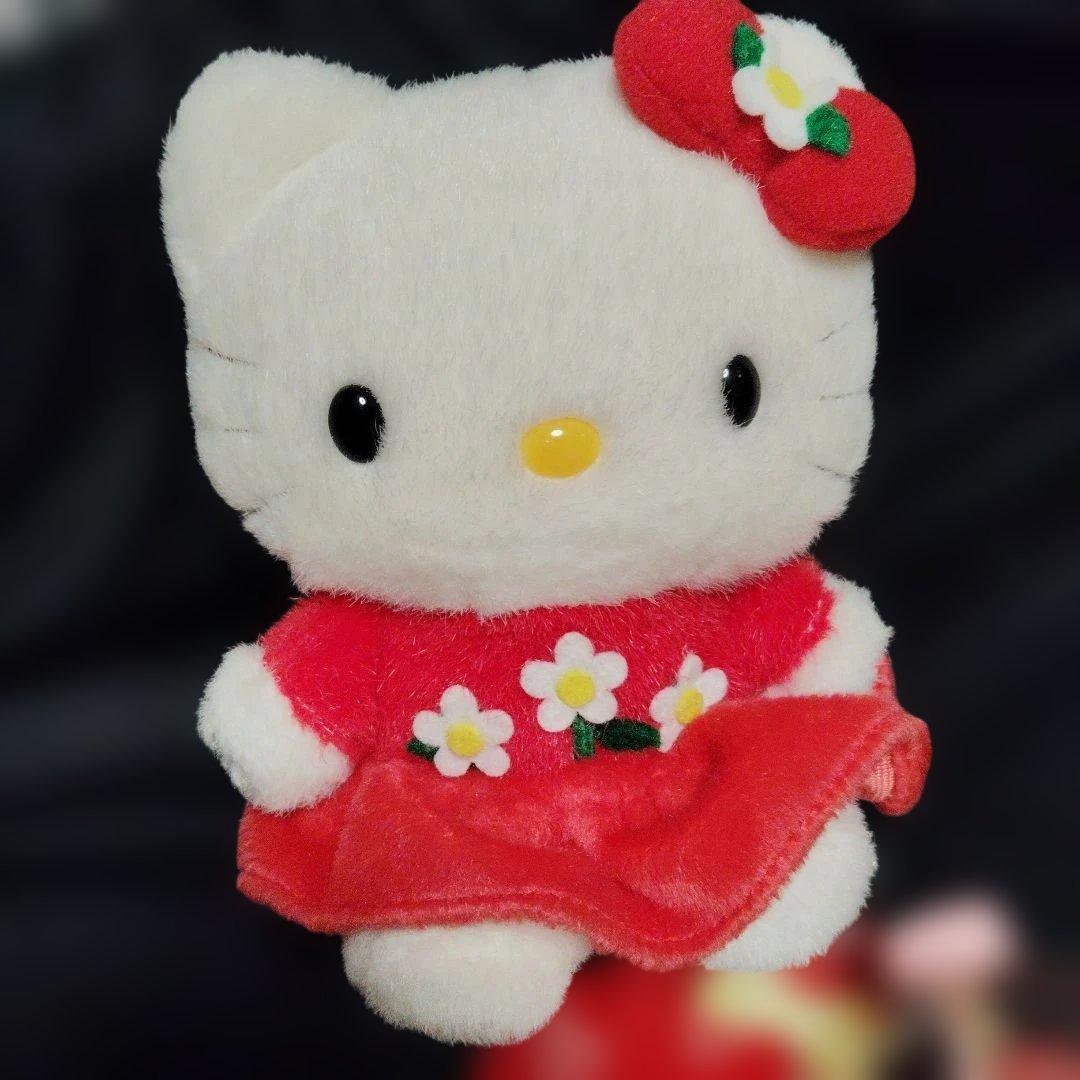 hello Kitty set ハローキティ ストラップとぬいぐるみセット