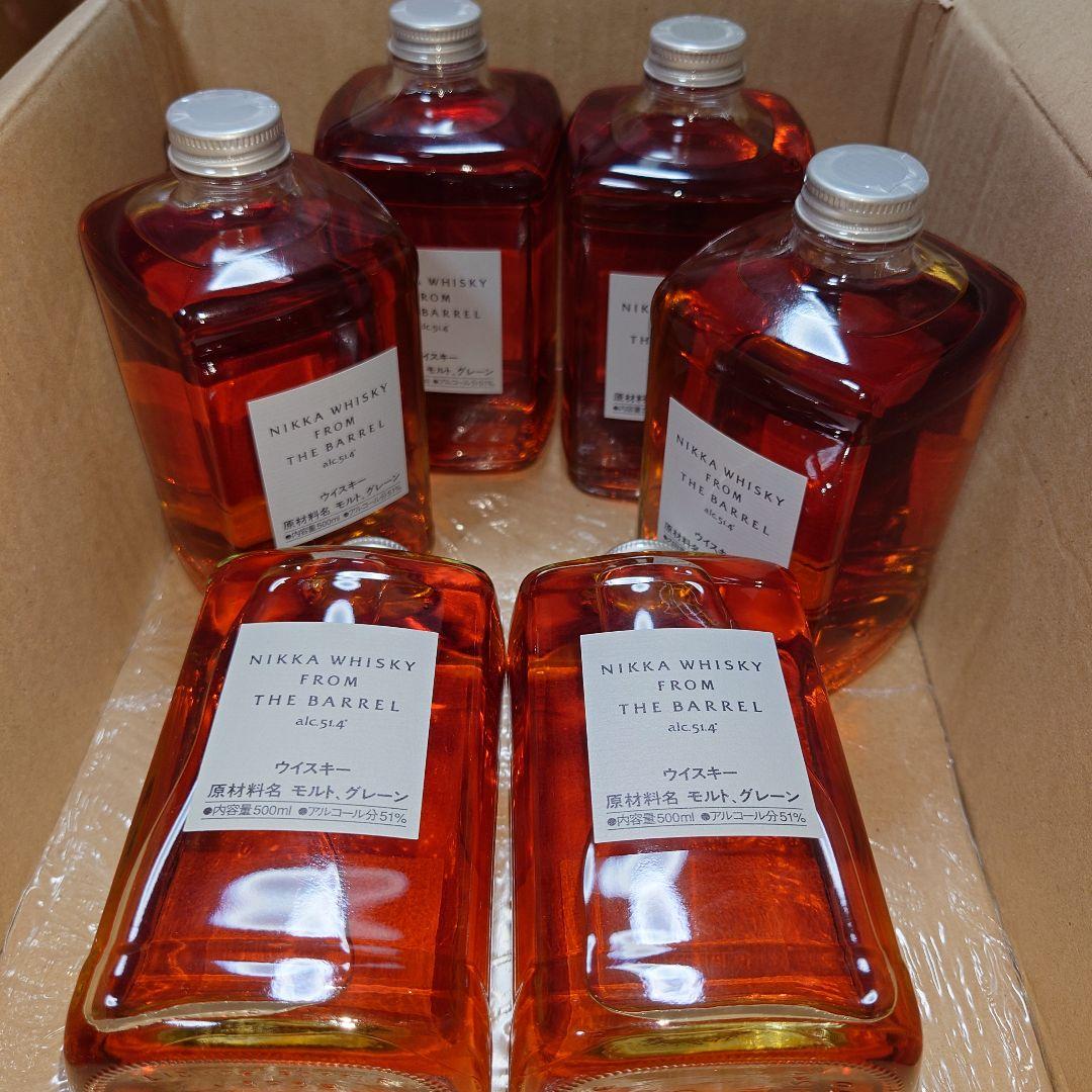 う*す様 NIKKA ウイスキー フロム ザ バレル 6本セット 新品未開封 ウイスキー NIKKA 500ml 箱無 6本セット 未開栓品 フロムザバレル
