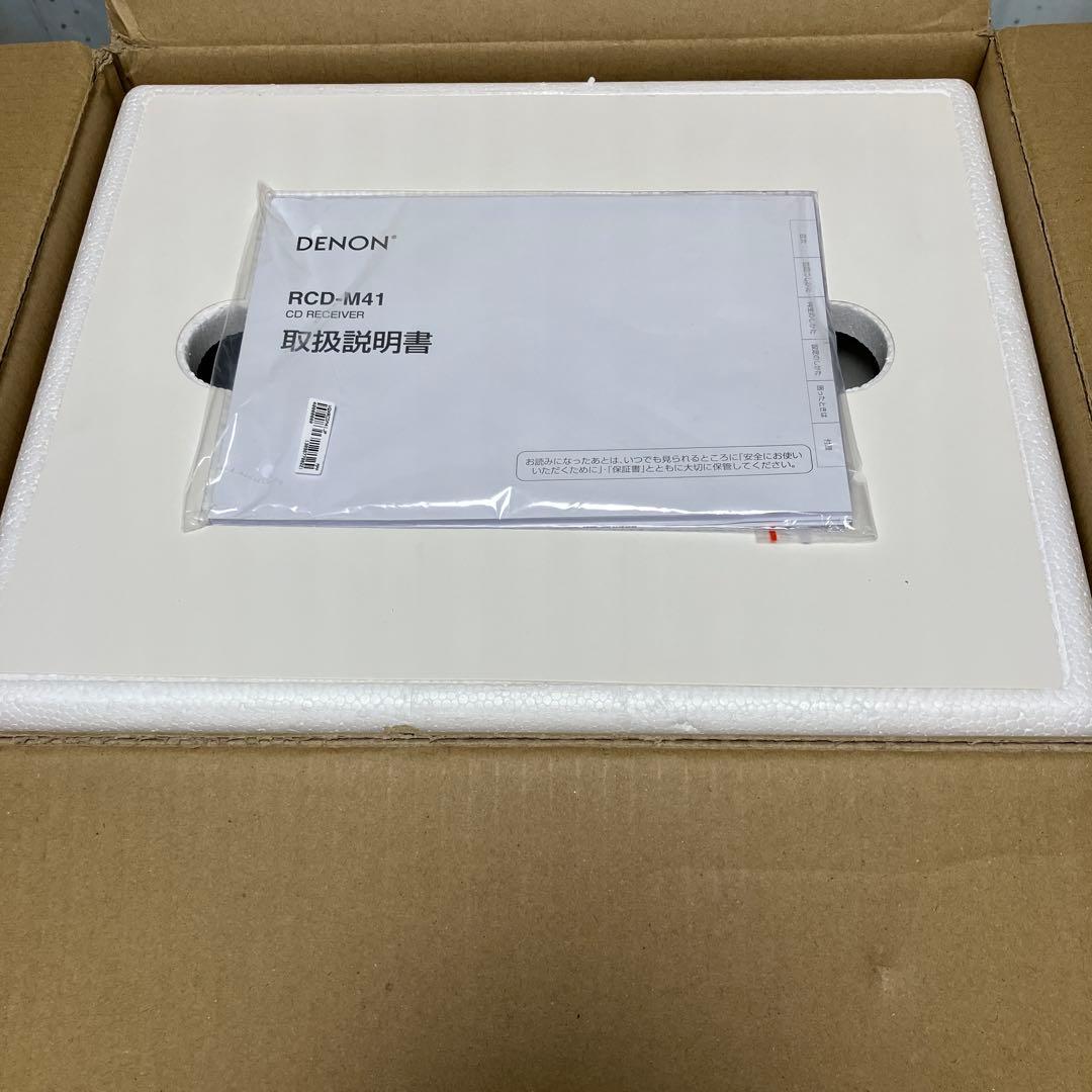 DENON CDレシーバー RCDM-41 動作品 元箱付き2022年製 DENON CDレシーバー