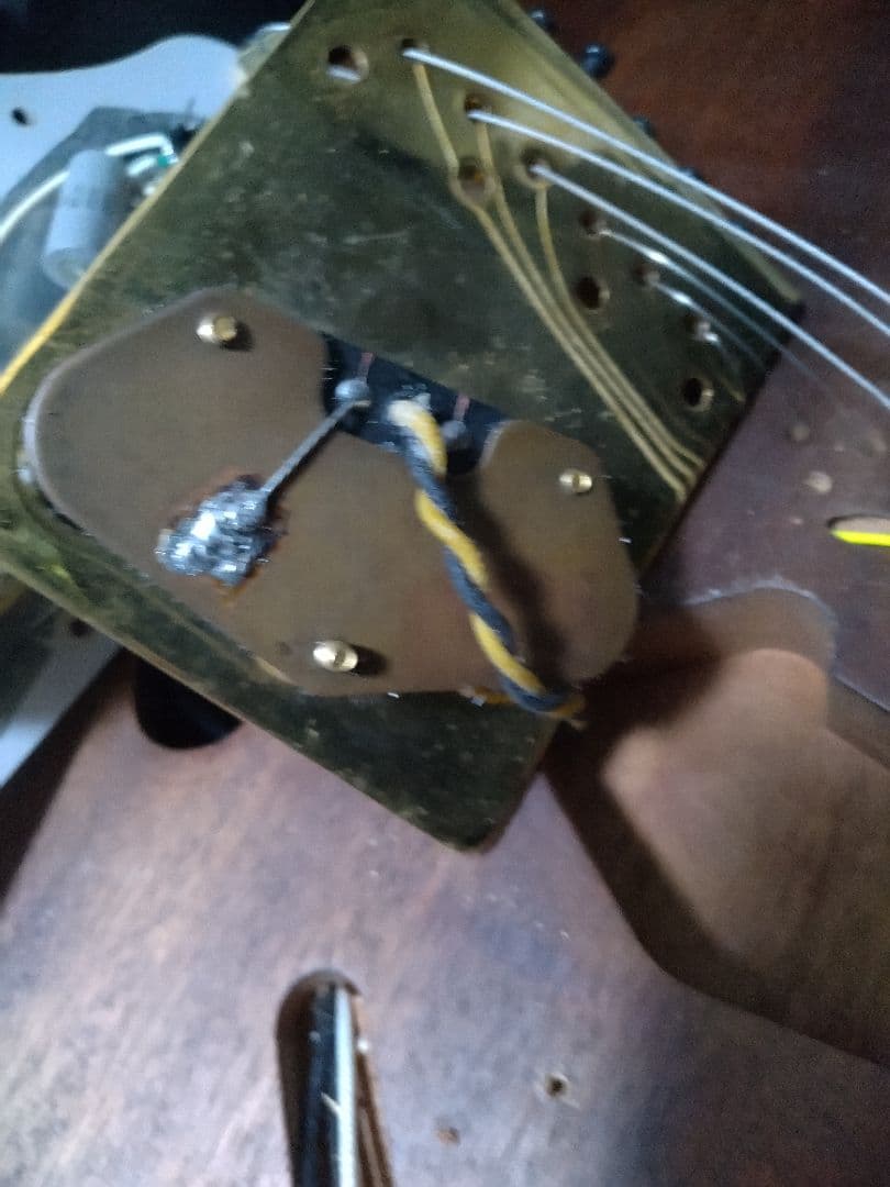 コンポーネント ホローボディゴールドパーツ テレキャスター