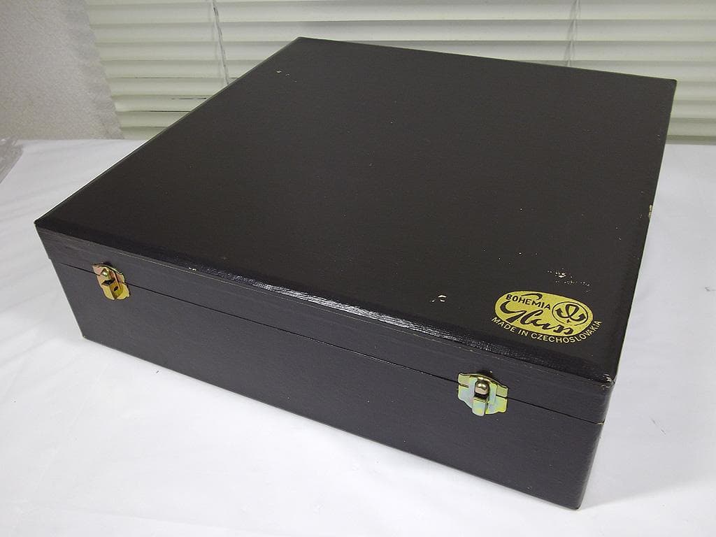 ボヘミアガラス 飾り皿 大皿 直径35cm ボヘミアンガラス ボヘミアン