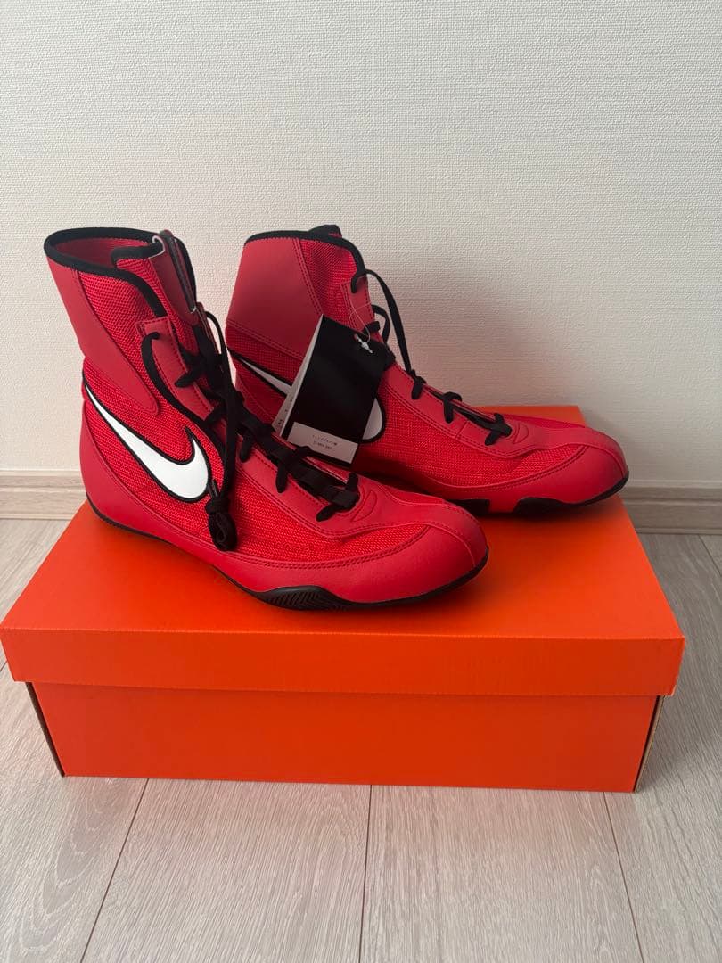 Nike ボクシングシューズ レッド タグ付き Nike ボクシングシューズ レッド タグ付き Nike ボクシングシューズ