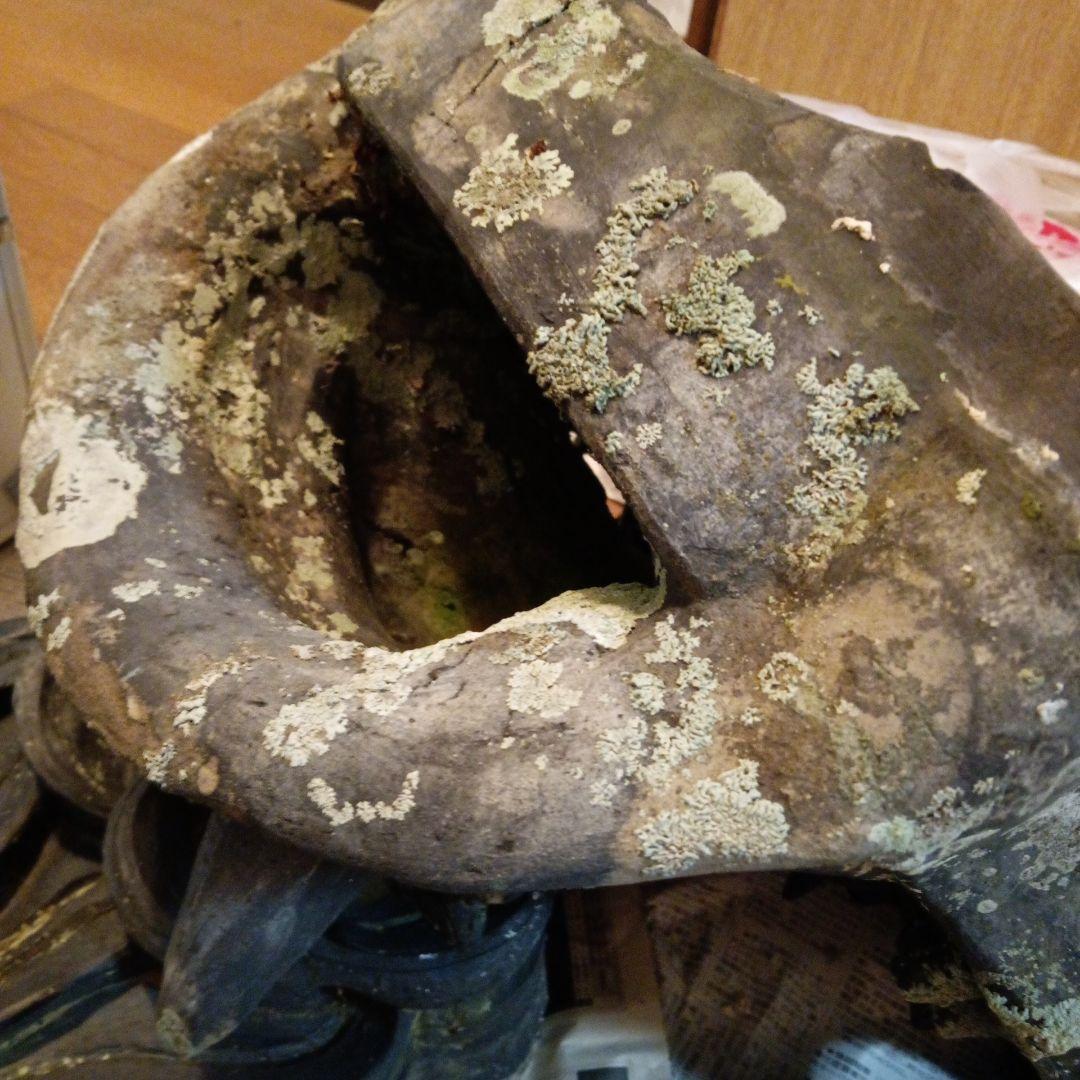 江戸時代中期頃超特大サイズ極稀少レア鬼師超絶技巧造寺社屋根大棟魔