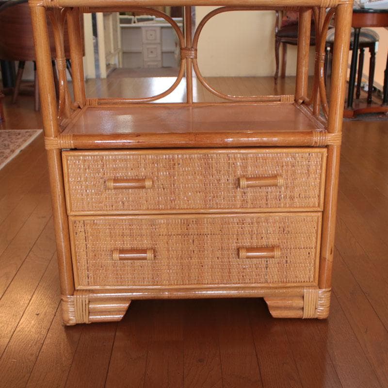 ラタン製ラック オープンラック 籐家具 棚 ナチュラル 214-1333 - メルカリ