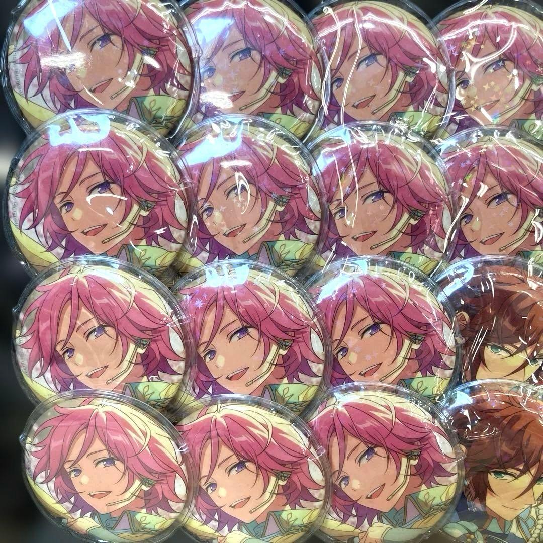 あんさんぶるスターズ 桜河こはく 三毛縞斑 缶バッジ28個 痛バッグ あんスタ