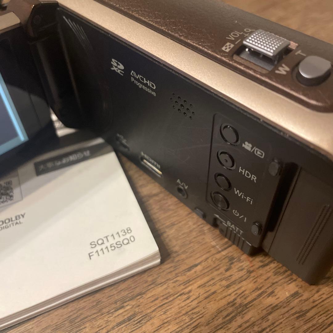 パナソニック HDビデオカメラ ブラウン HC-W580M